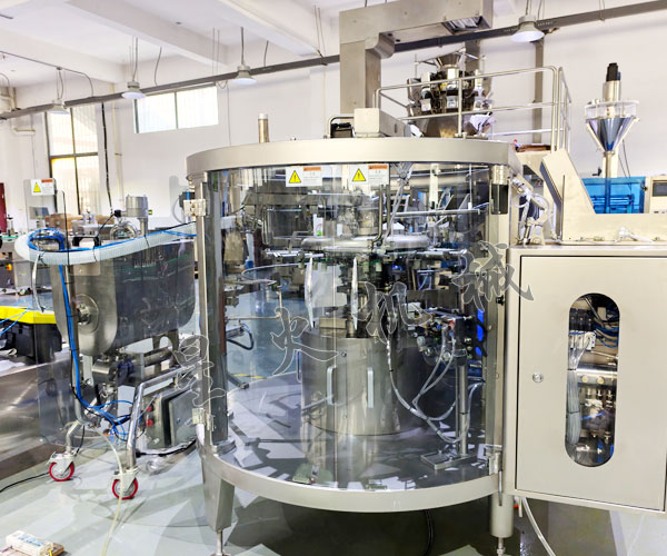 自动给袋式油泼辣子包装机