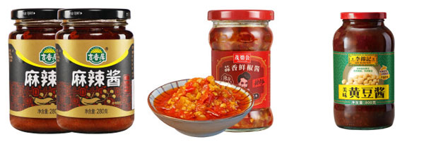 辣椒酱灌装机设备包装样品图